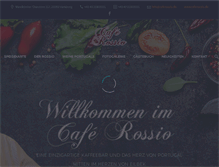 Tablet Screenshot of caferossio.de